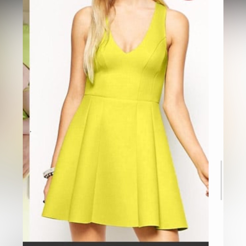 NWOT - ASOS Lime Skater Dress